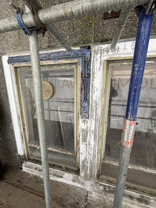 Concrete repair, Guildford office to residential conversion