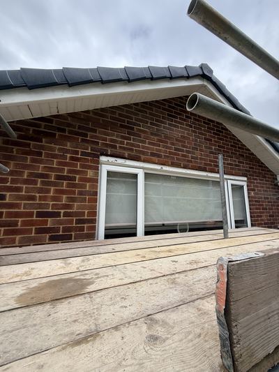 Masonry beam repair to a lintel