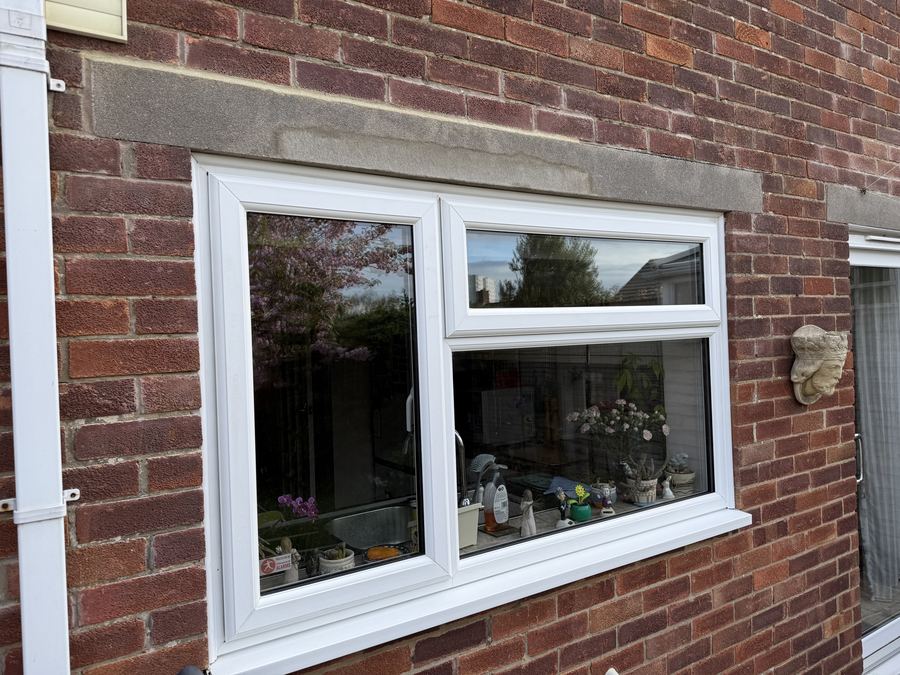 Concrete lintel spalling repair